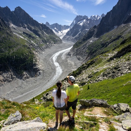 Panoramic view of the Mer de Glace & Montenvers - ½ Day Trip